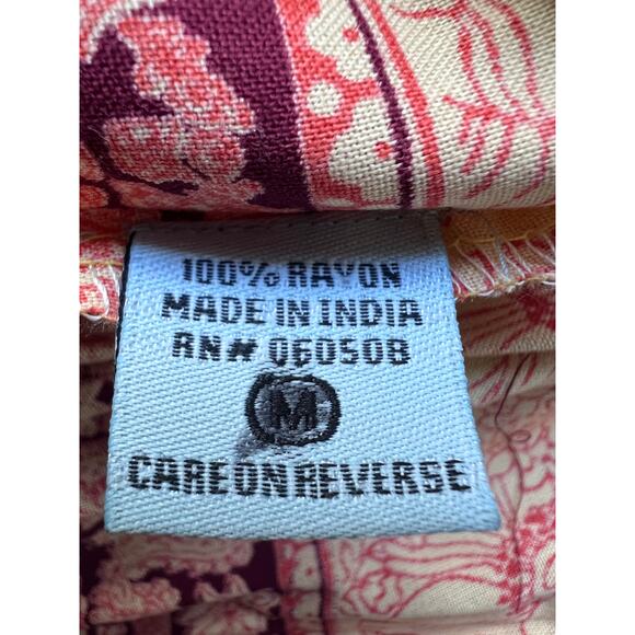 Nostalgia Womens Size Small Mixed Red Floral Boho Fit Flare Mini Dress NEW - Picture 10 of 11